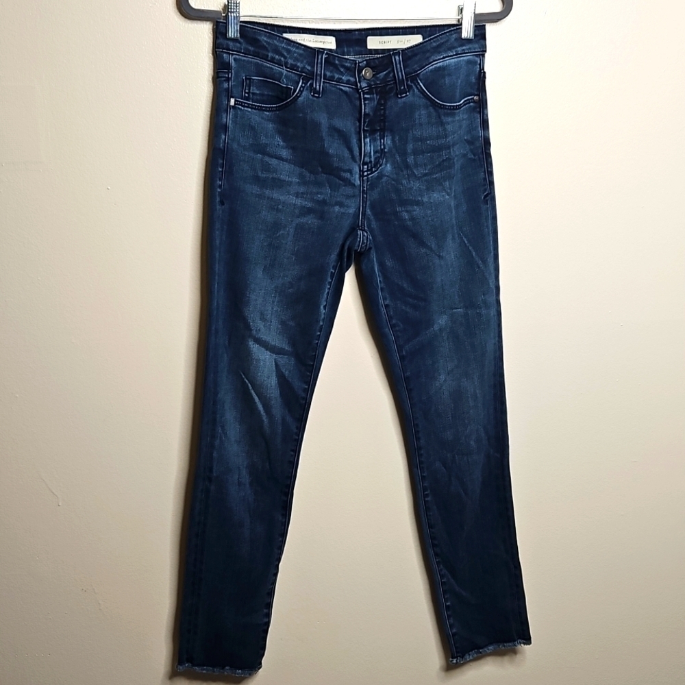 Pilcro Anthropologie Jeans Size 27 Raw Hem